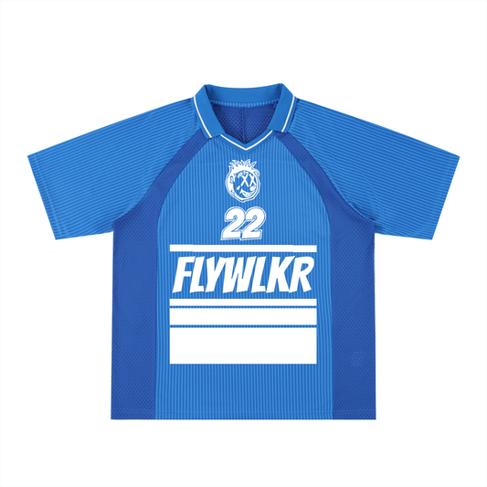 FLYWLKR "ORIGINALS" Striped V-Neck Soccer Jersey