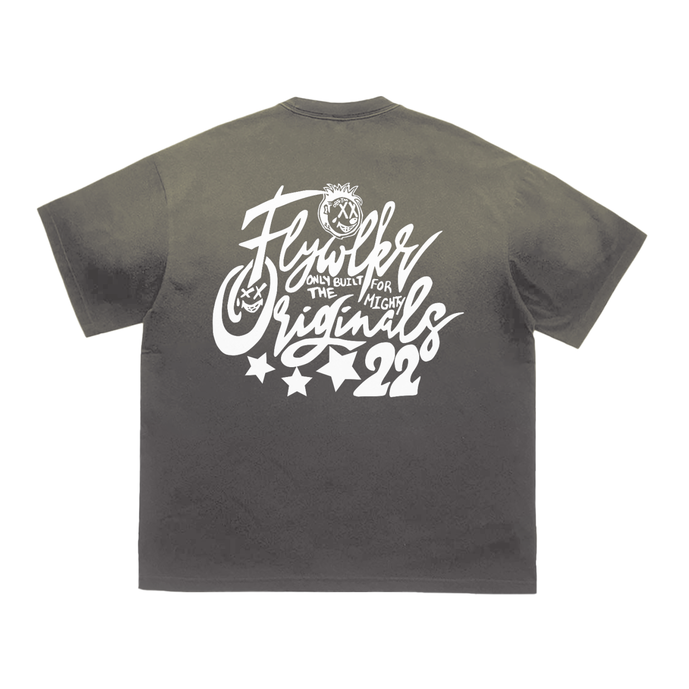 FLYWLKR "ORIGINALS" Tiger Stripe Gradient Washed T-Shirt