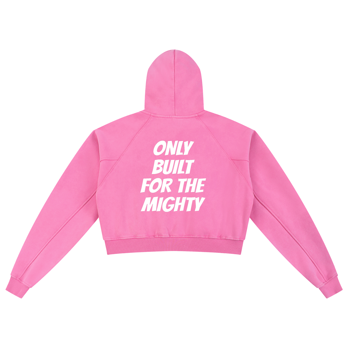 FLYWLKR "ORIGINALS" Snow Washed Cropped Hoodie