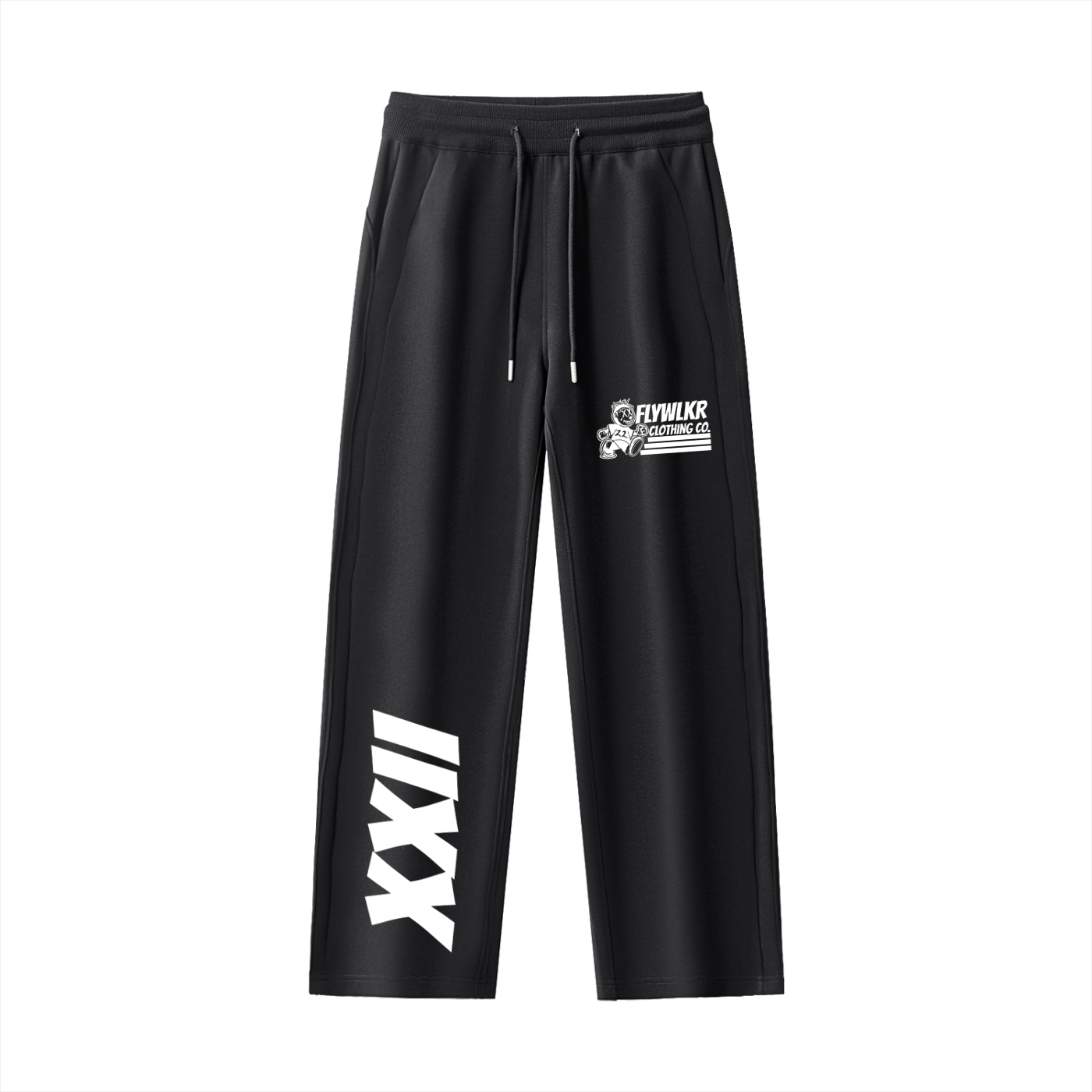 FLYWLKR "ORIGINALS" Essential Drawstring Straight-Leg Sweatpants