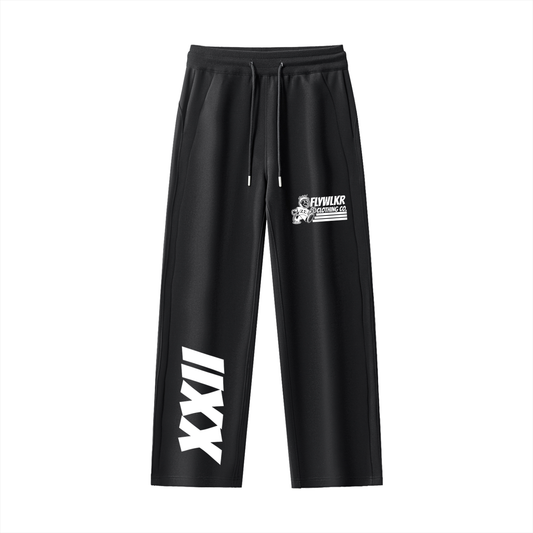 FLYWLKR "ORIGINALS" Essential Drawstring Straight-Leg Sweatpants
