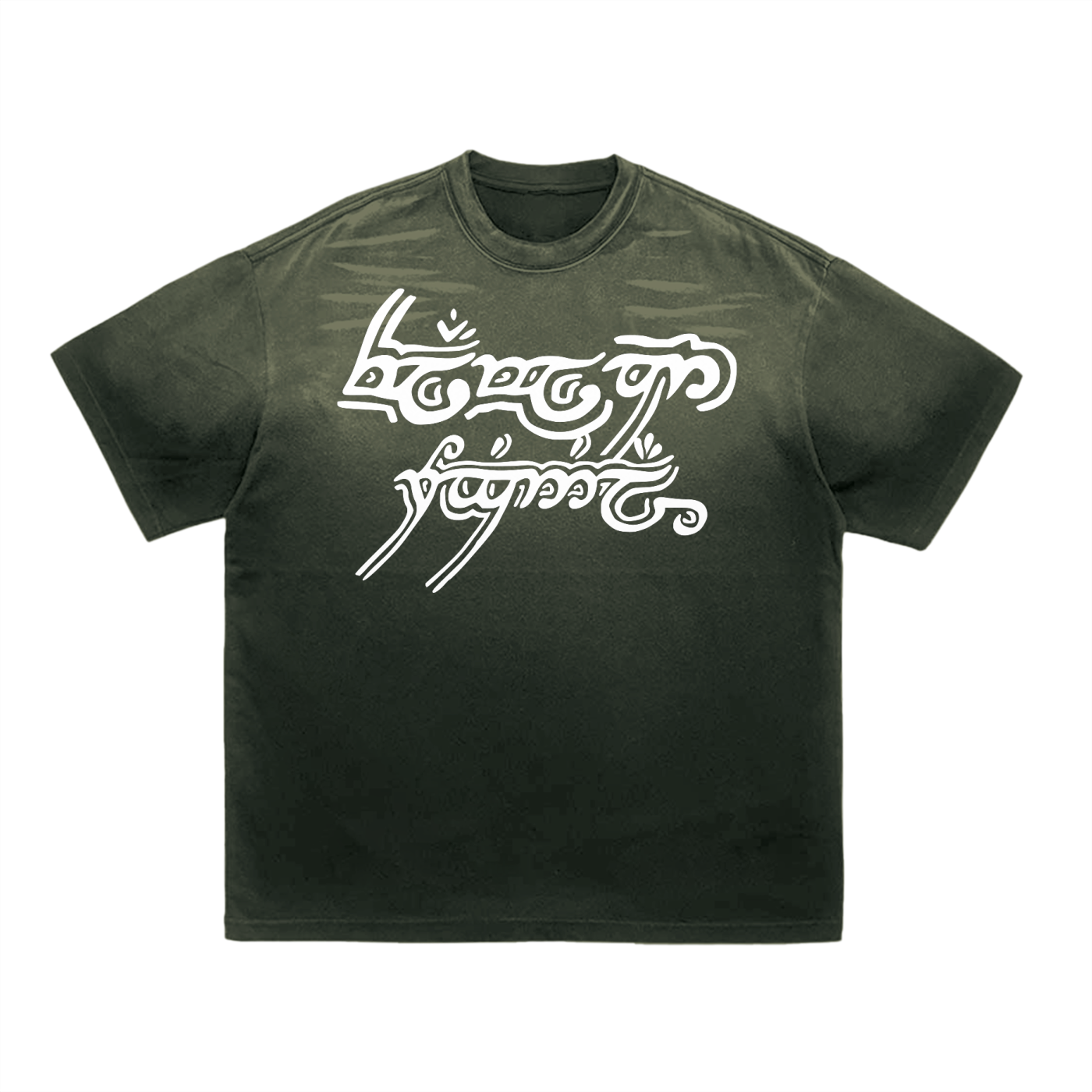 FLYWLKR "ORIGINALS" Tiger Stripe Gradient Washed T-Shirt