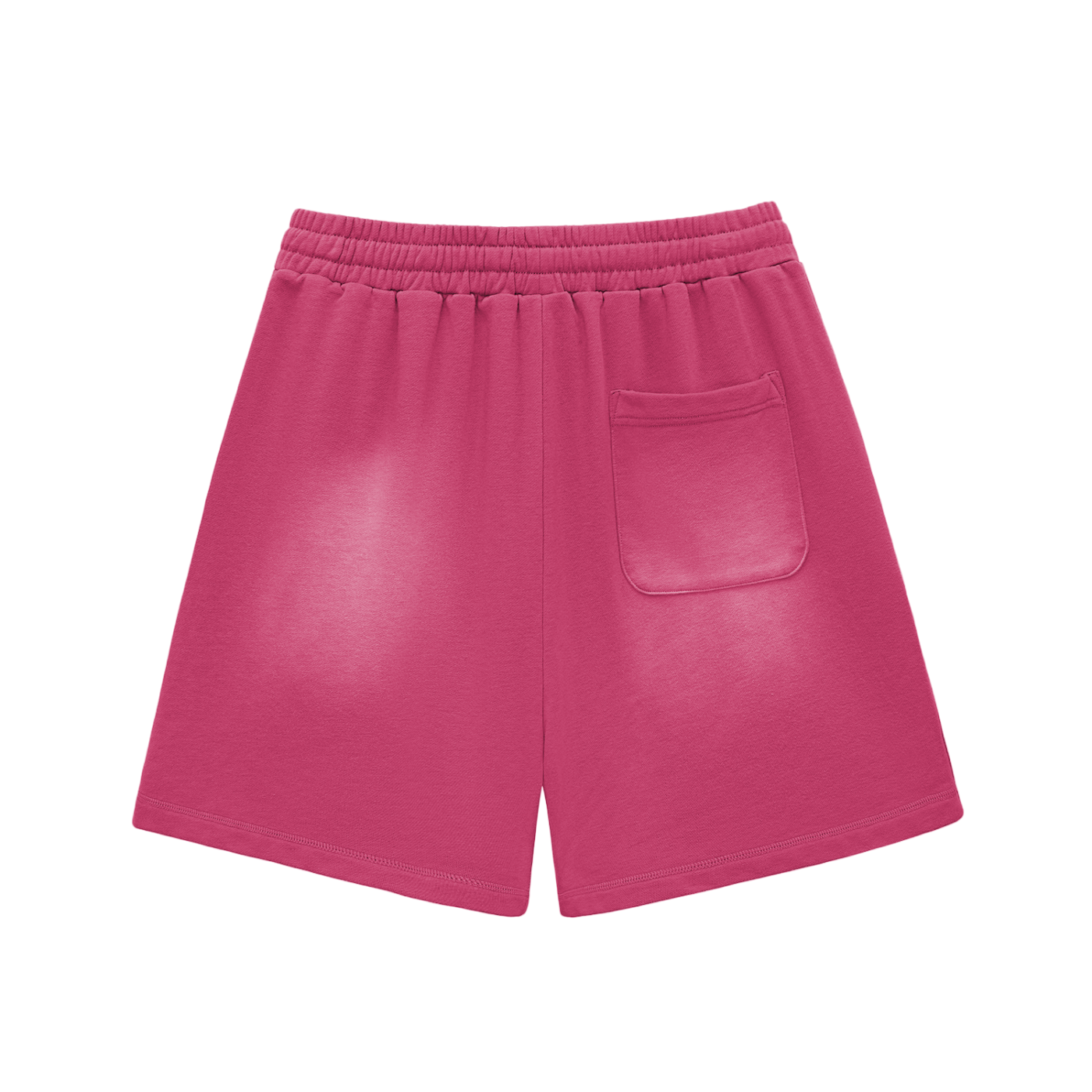 FLYWLKR "BREDY LANE SOCIAL CLUB" Sun Fade Raw Edge Cotton Shorts