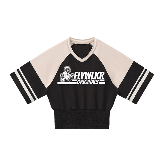 FLYWLKR "ORIGINALS" Women's Color Block Ruched T-Shirt