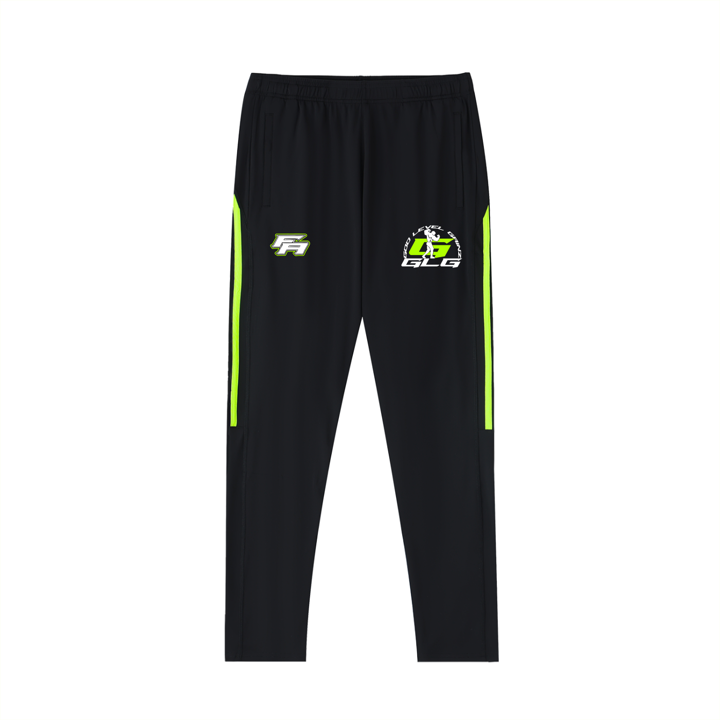 FLYWLKR "GLG" Side Stripe Running Pants