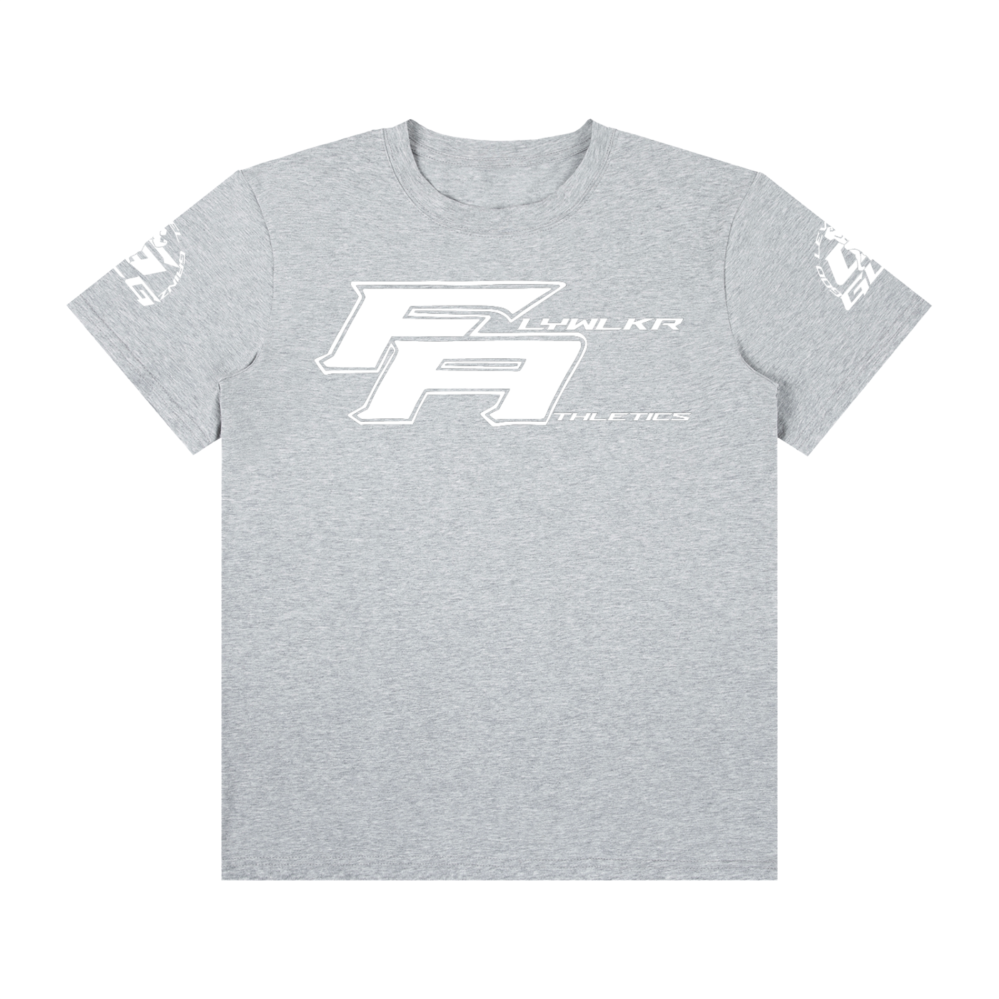 FLYWLKR ATHLETICS Unisex Classic Crew Neck Cotton T-Shirt