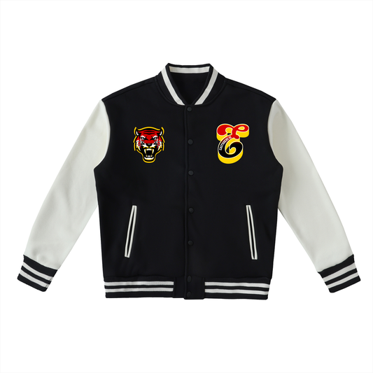 FLYWLKR X EASTSIDERS SC Two-Tone Fleeced Varsity Jacket