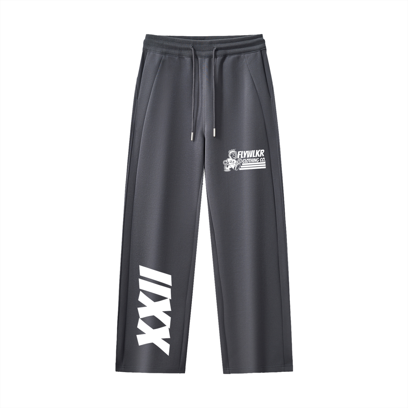 FLYWLKR "ORIGINALS" Essential Drawstring Straight-Leg Sweatpants