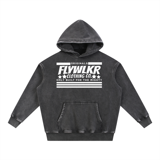 FLYWLKR "ORIGINALS" Snow Wash Fleece Oversize Hoodie