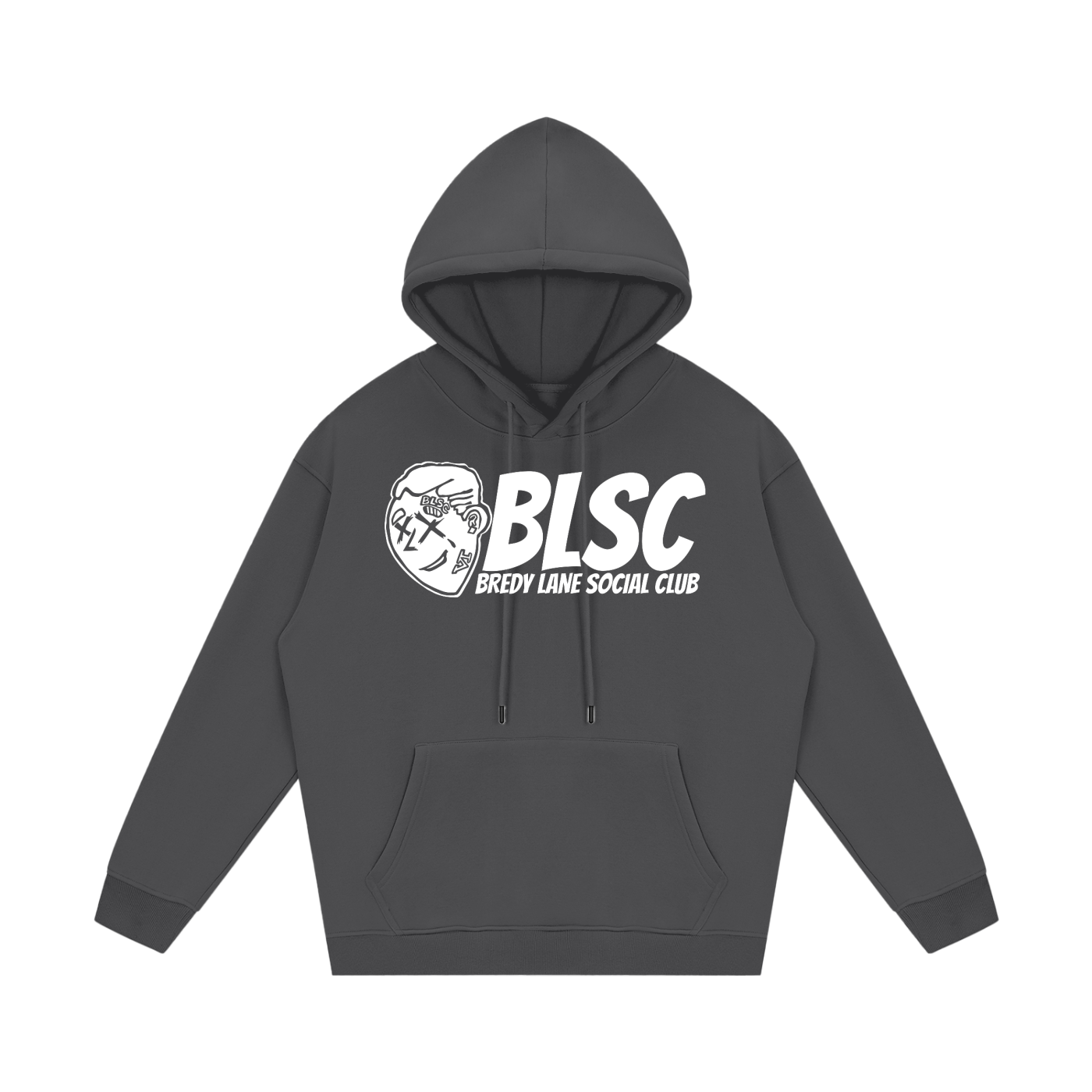 FLYWLKR "BREDY LANE SOCIAL CLUB" Streetwear Unisex Fleece Hoodie
