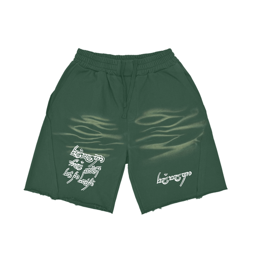 FLYWLKR "ORIGINALS" Vintage Washed Tiger Stripes Short Pants