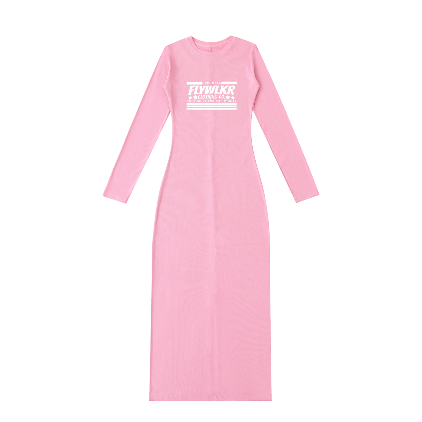 FLYWLKR "ORIGINALS" Dyed Washed Slit Maxi Dress