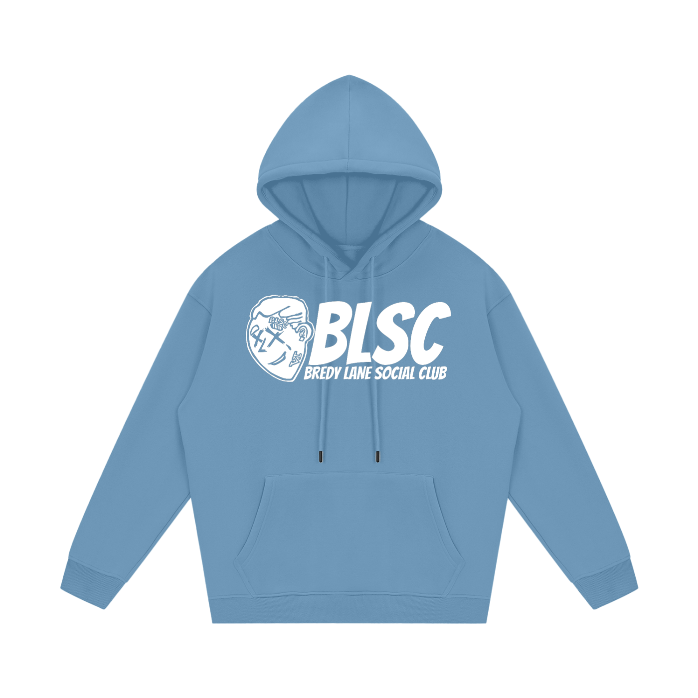 FLYWLKR "BREDY LANE SOCIAL CLUB" Streetwear Unisex Fleece Hoodie