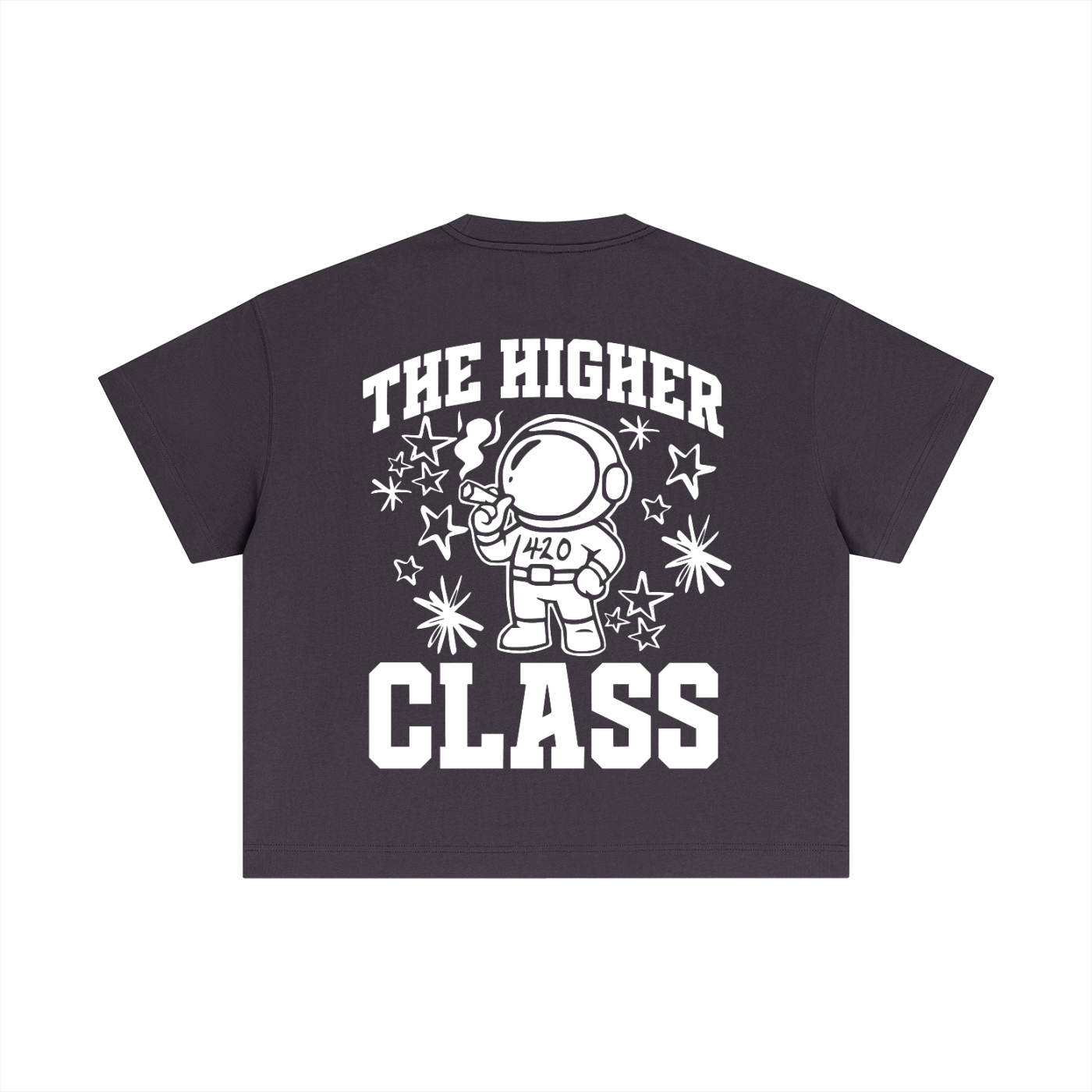 FLYWLKR "THE HIGH CLASS" Essential Cotton Boxy T-Shirt