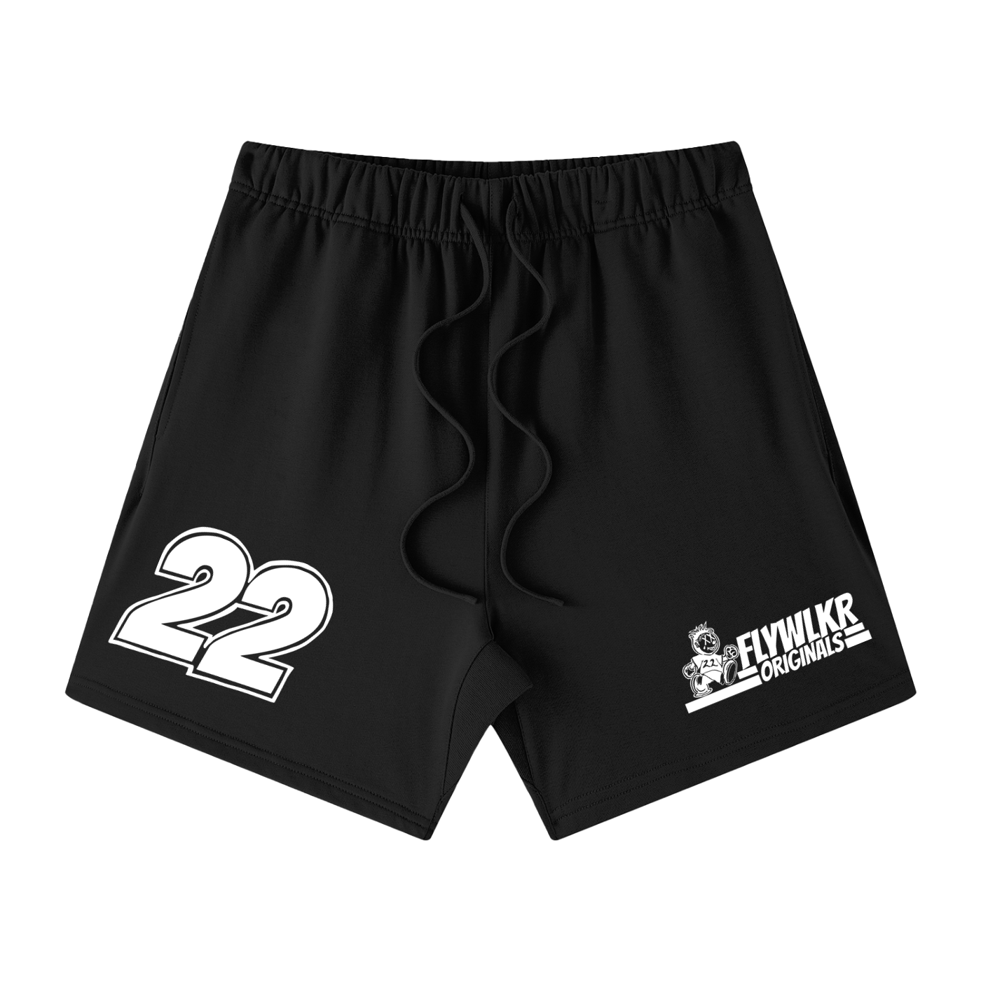 FLYWLKR "ORIGINALS" Unisex Earth Tone Loose Fit Cotton Shorts