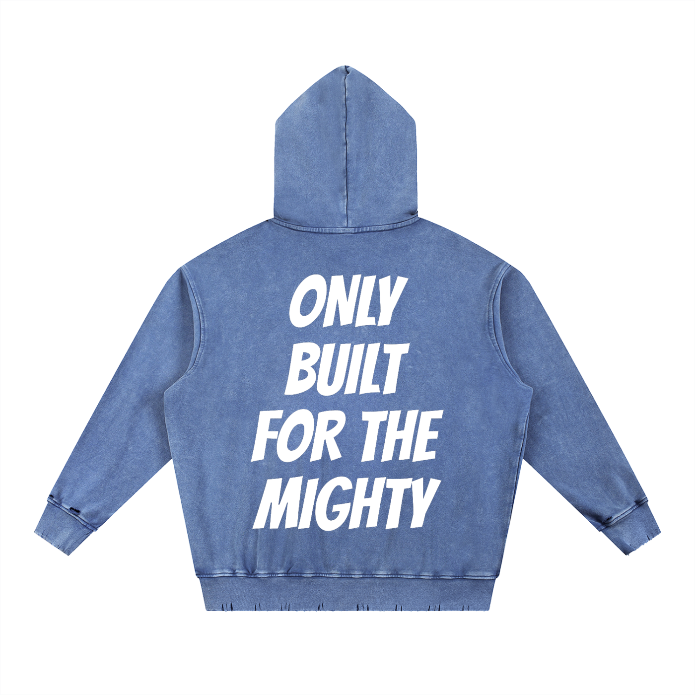 FLYWLKR "ORIGINALS" Snow Wash Hand-Frayed Heavyweight  Hoodie