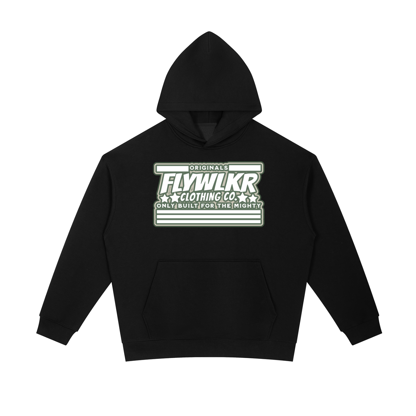 FLYWLKR ORIGINALS "OLIMOSSCREM" Essential Heavyweight Hoodie