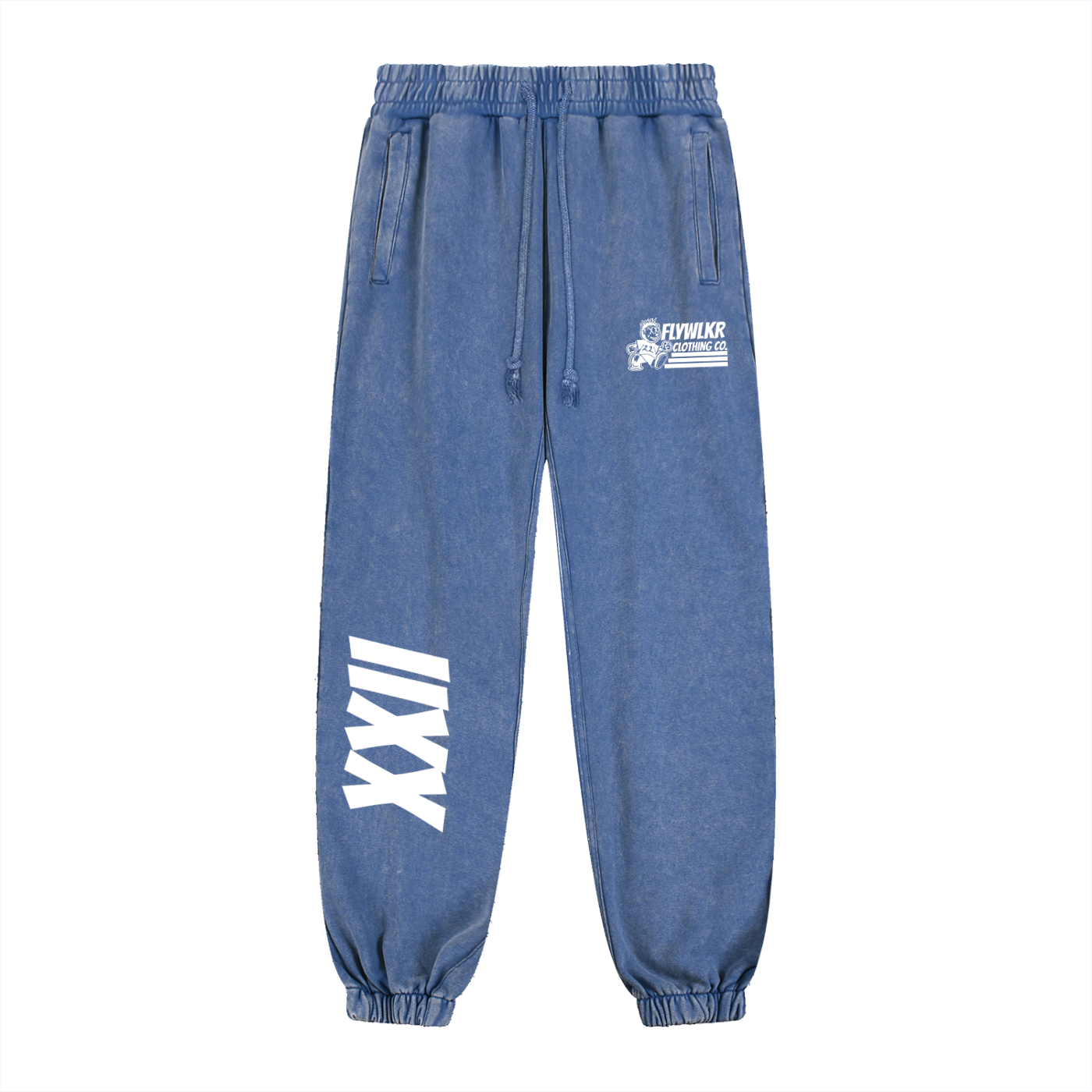 FLYWLKR "ORIGINALS" Snow Wash Heavyweight Jogged Sweatpants