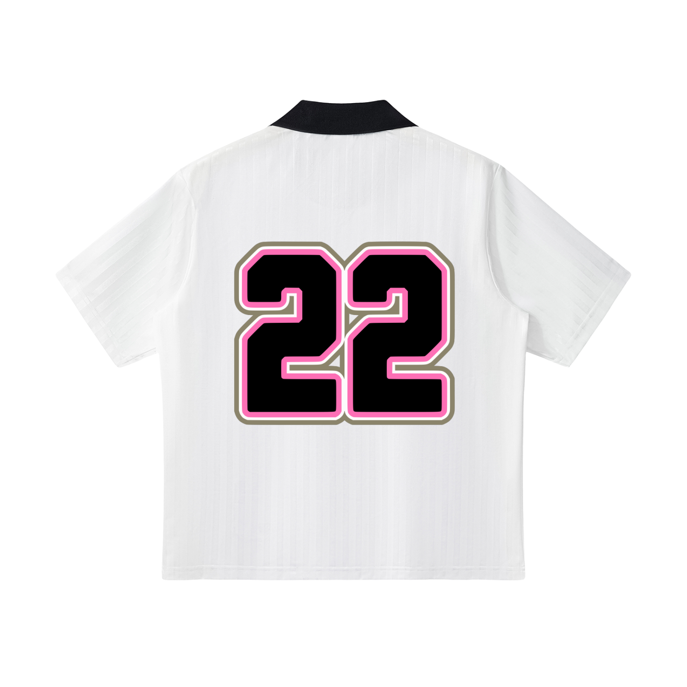 FLYWLKR X EASTSIDERS SC Contrast Collar Striped Soccer Jersey
