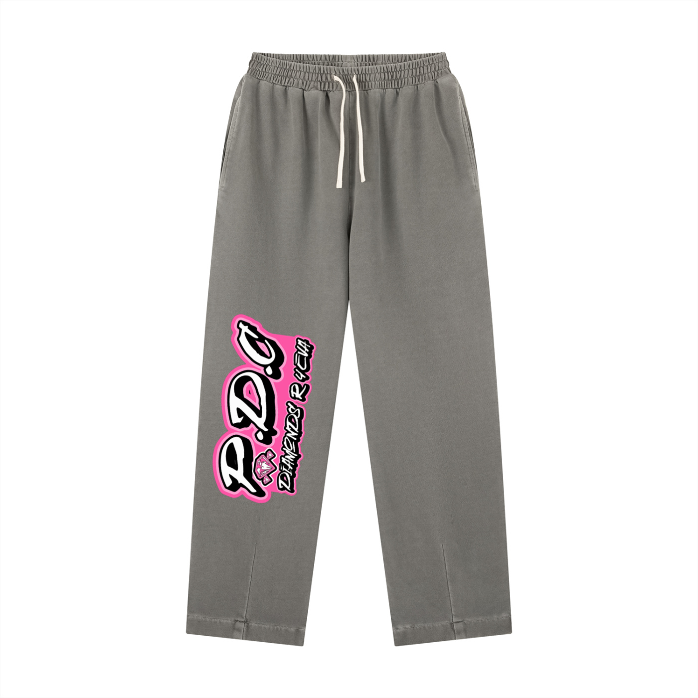 FLYWLKR ORIGINALS "PINK DIAMOND CLUB" Vintage Washed Drawstring Sweatpants