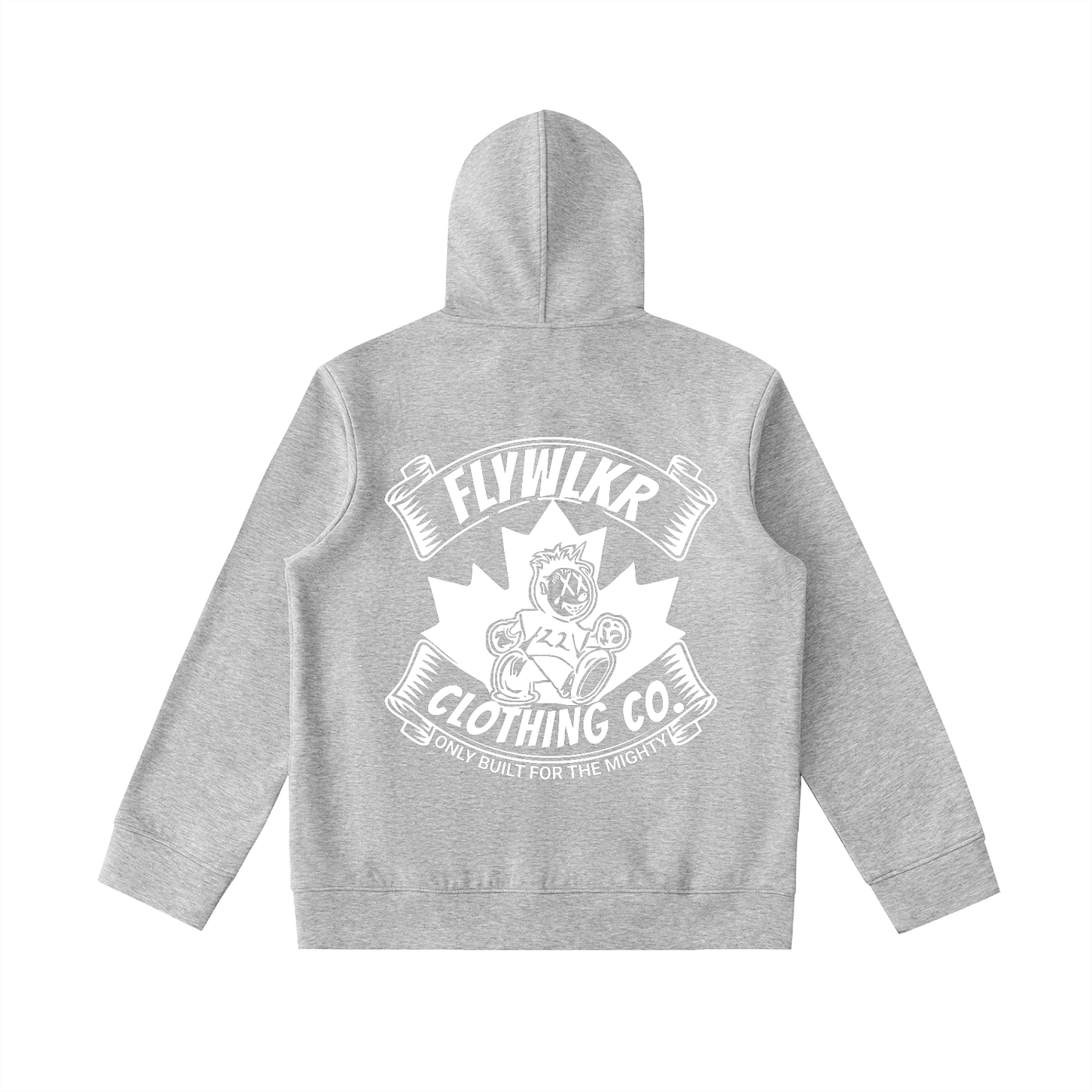 FLYWLKR "ORIGINALS" Essential Heavyweight High Neck  Zip-Up Hoodie