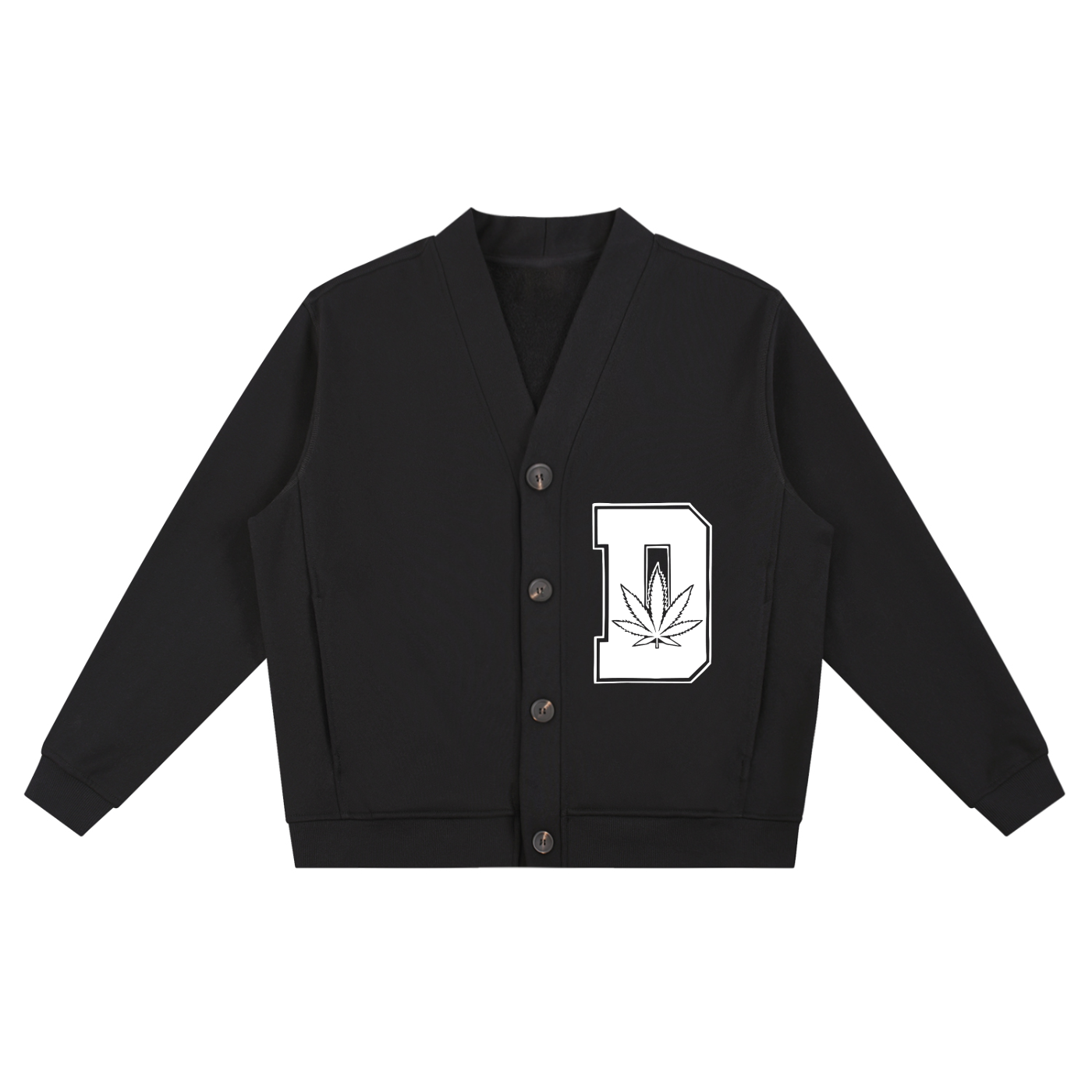 FLYWLKR "THE HIGH CLASS" Essential Heavyweight Sweat Cardigan