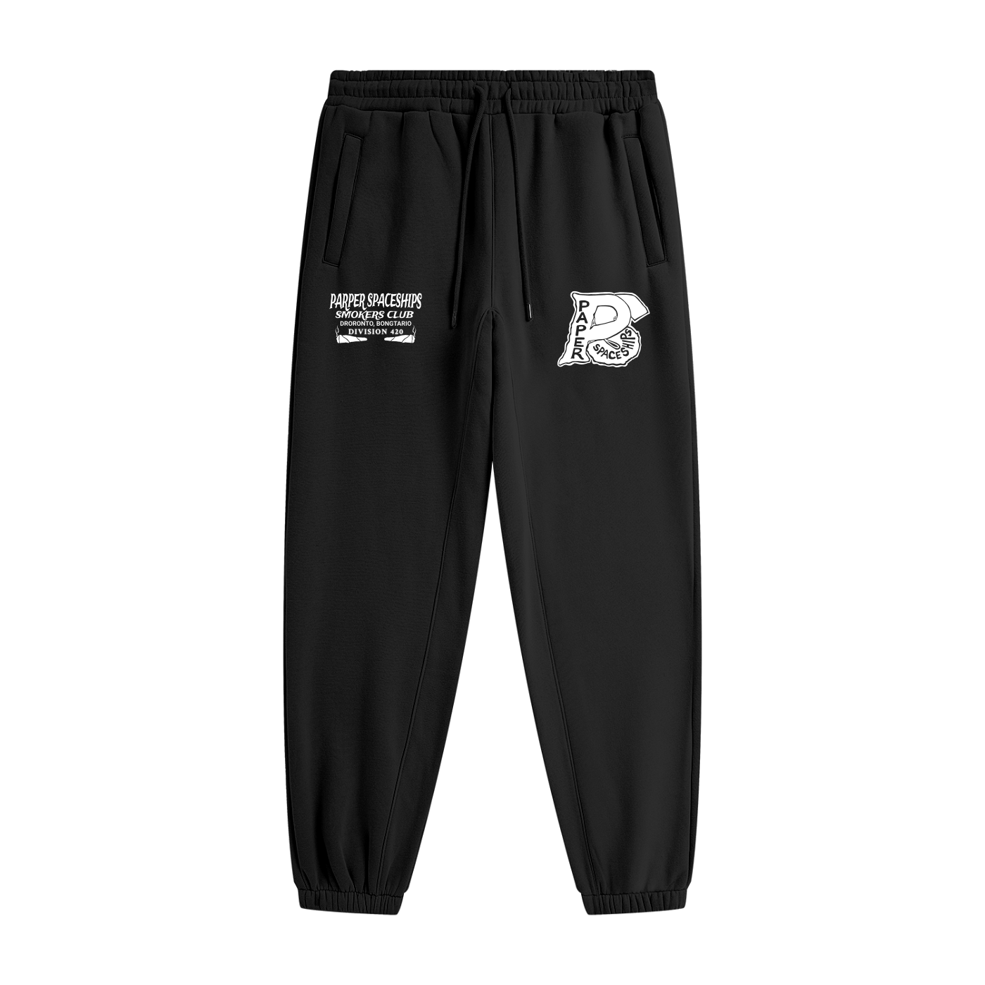 FLYWLKR "PAPER SPACESHIPS SMOKERS CLUB " Unisex Heavyweight Fleece Joggers