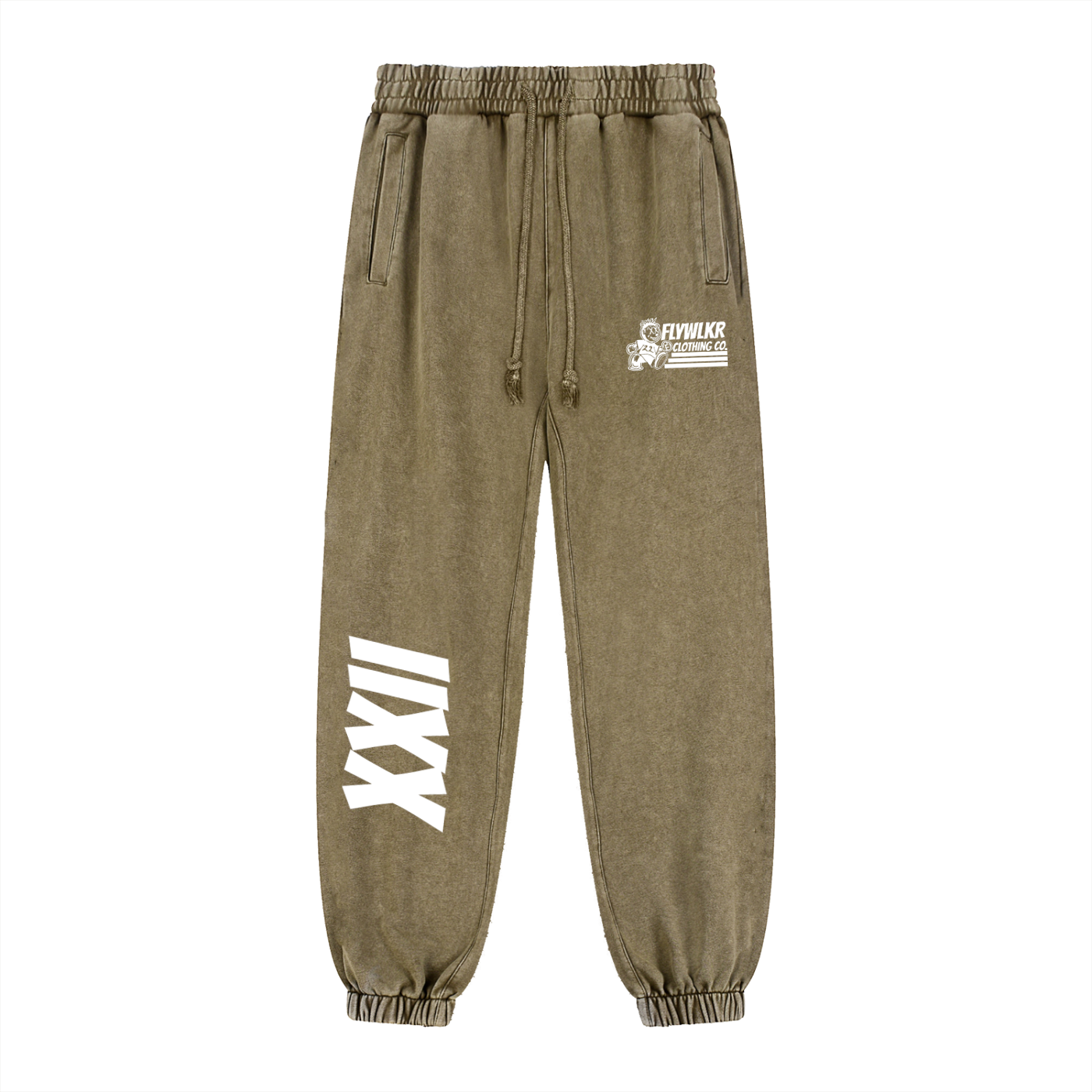 FLYWLKR "ORIGINALS" Snow Wash Heavyweight Jogged Sweatpants