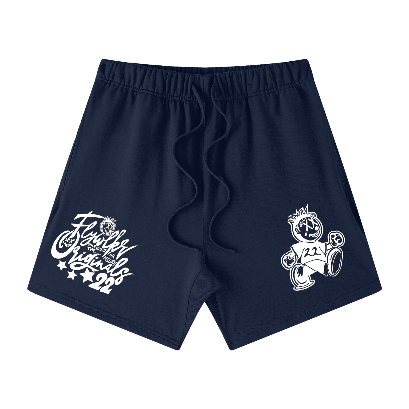 FLYWLKR "ORIGINALS" Unisex Earth Tone Loose Fit Cotton Shorts