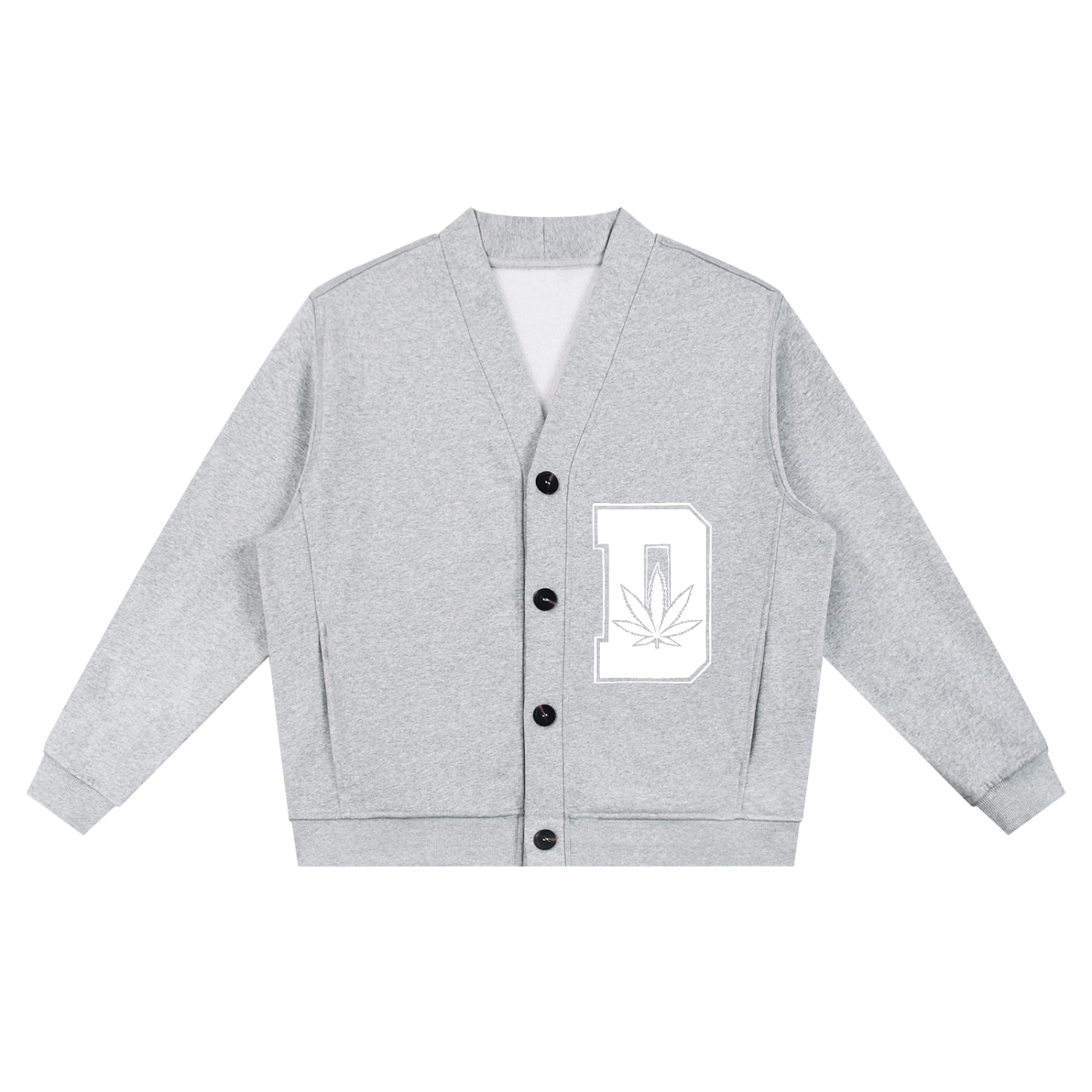 FLYWLKR "THE HIGH CLASS" Essential Heavyweight Sweat Cardigan