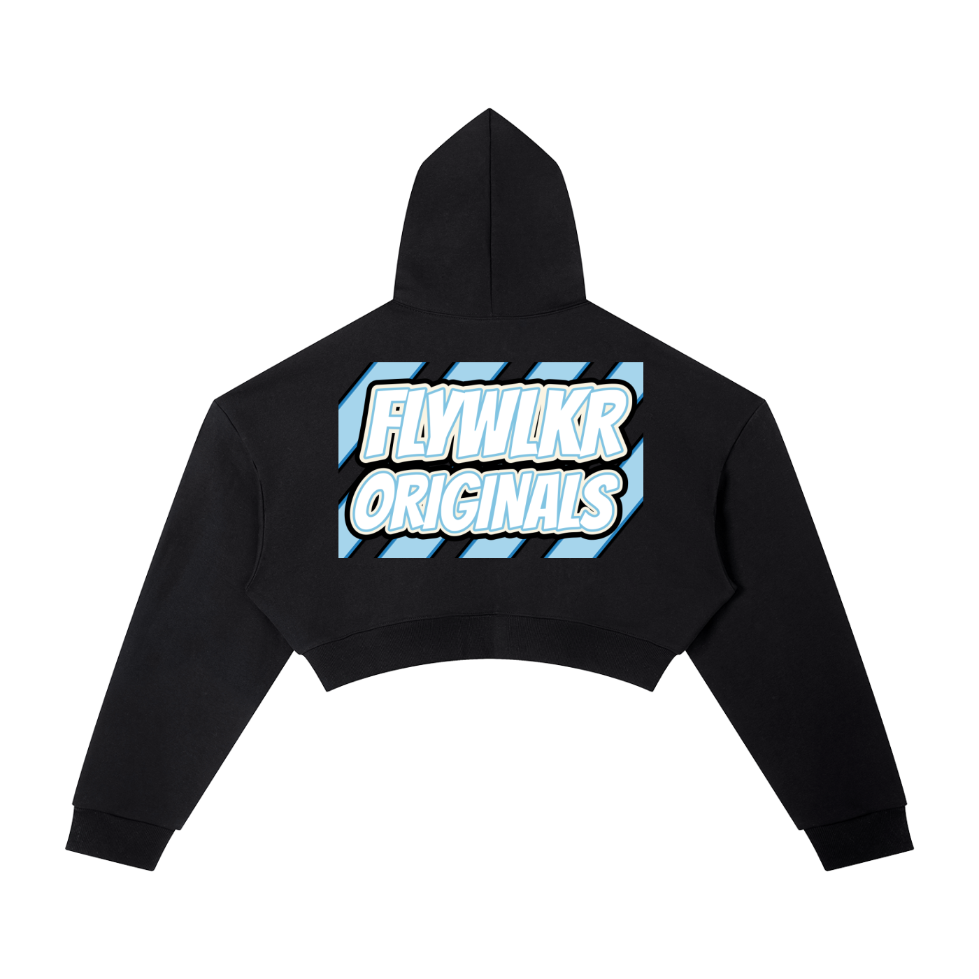FLYWLKR ORIGINALS "BOSHIDIRU" Essential Cropped Hoodie