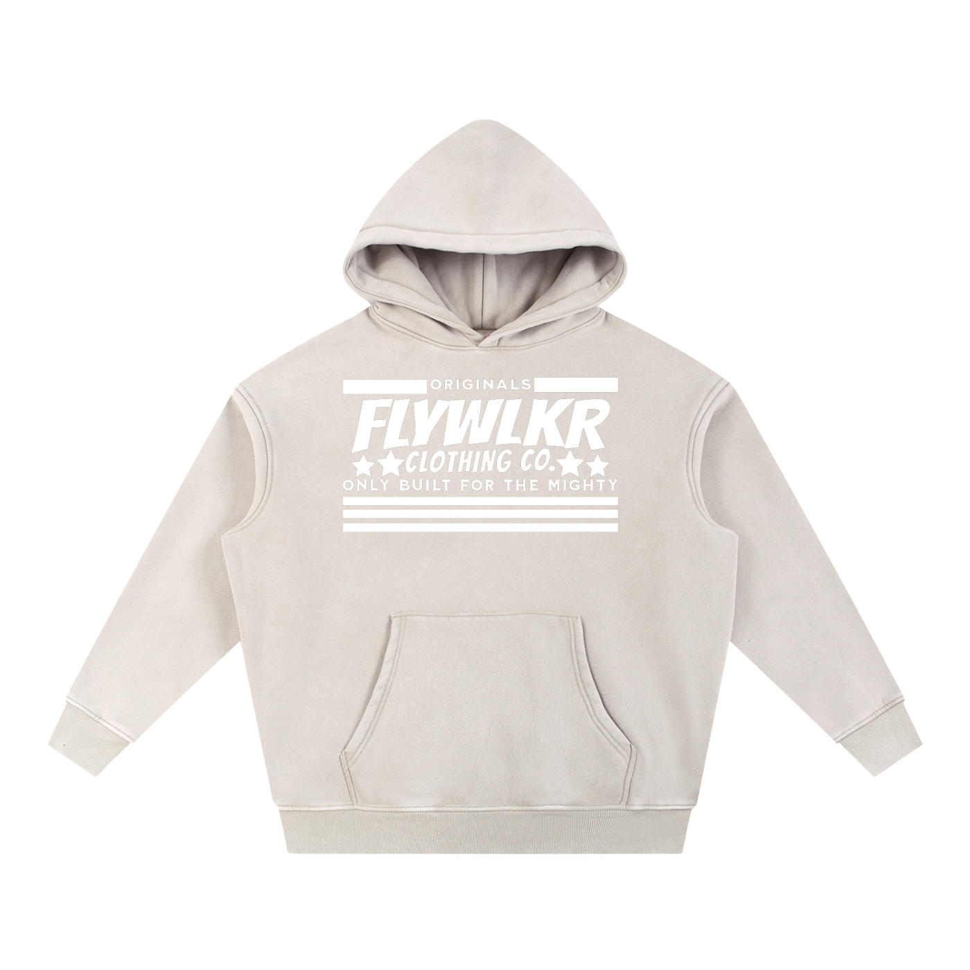 FLYWLKR "ORIGINALS" Snow Wash Fleece Oversize Hoodie
