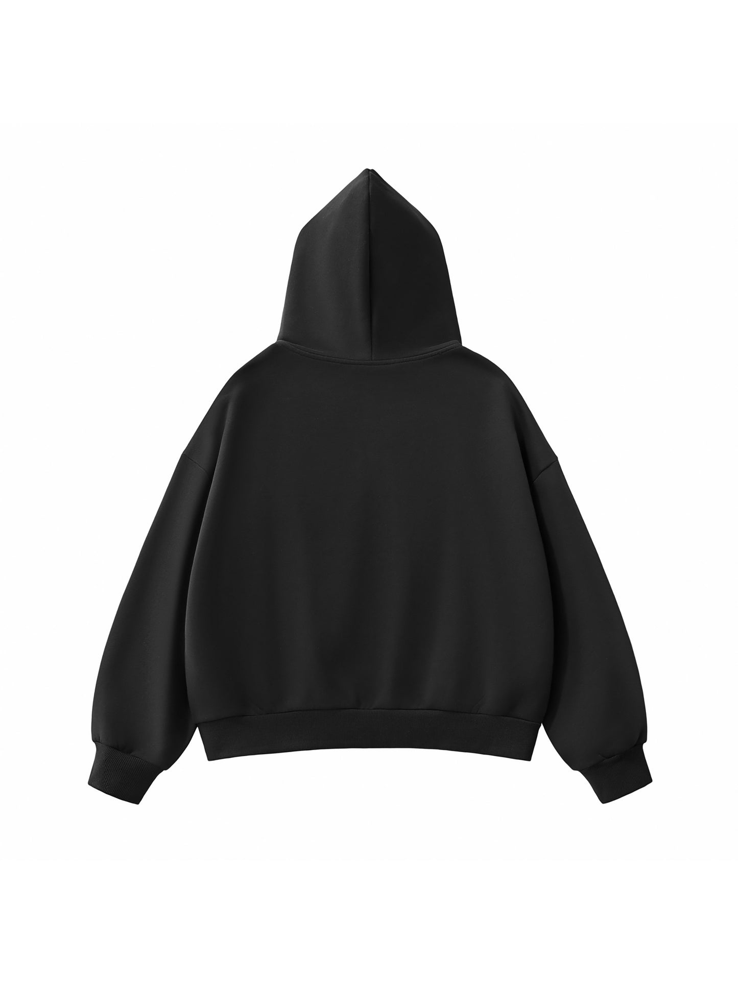 FLYWLKR "BREDY LANE SOCIAL CLUB" Fleeced Full-Zip Boxy Hoodie