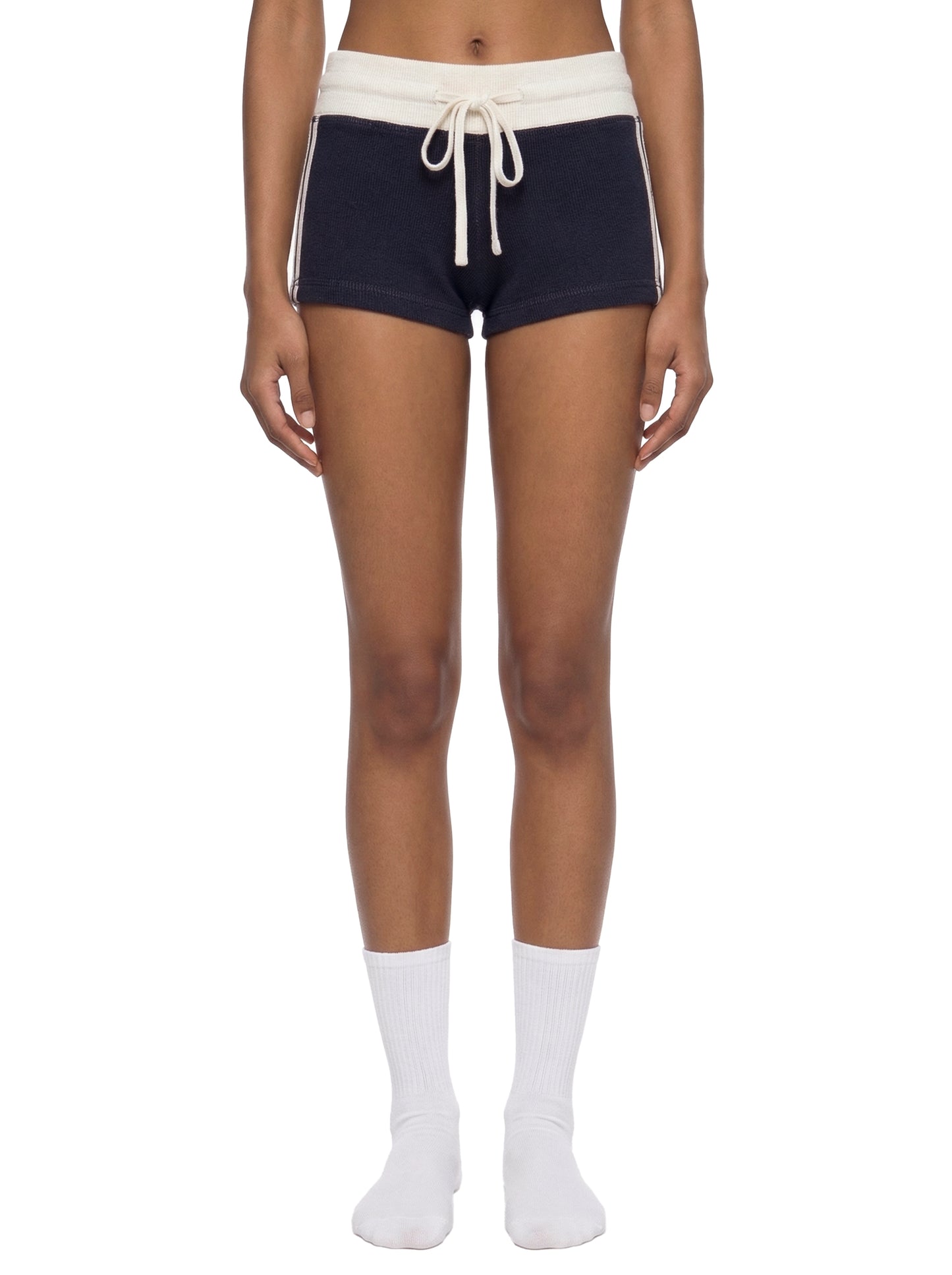 FLYWLKR ATHLETICS Women's Contrast Stripe Track Shorts